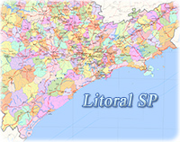 Mapa Litoral SP