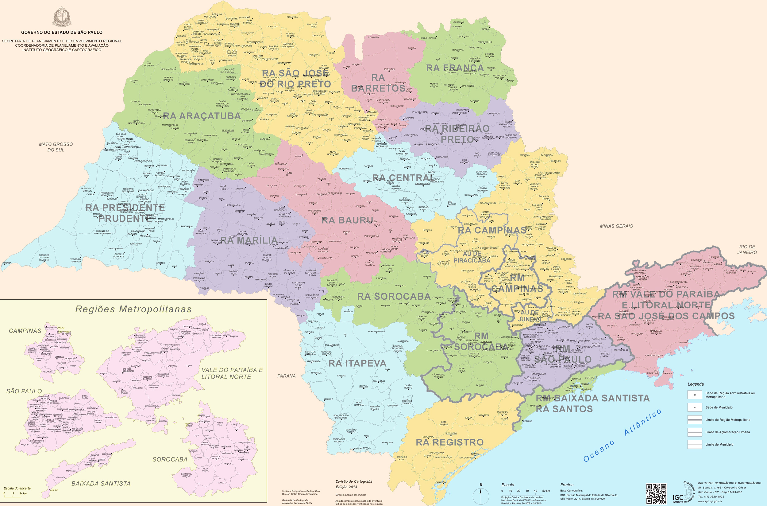 Mapa Politico SP